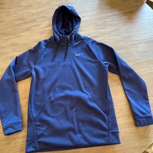Nike Dri-Fit Training Navy blue Sweatshirt Hoodie Sz M.